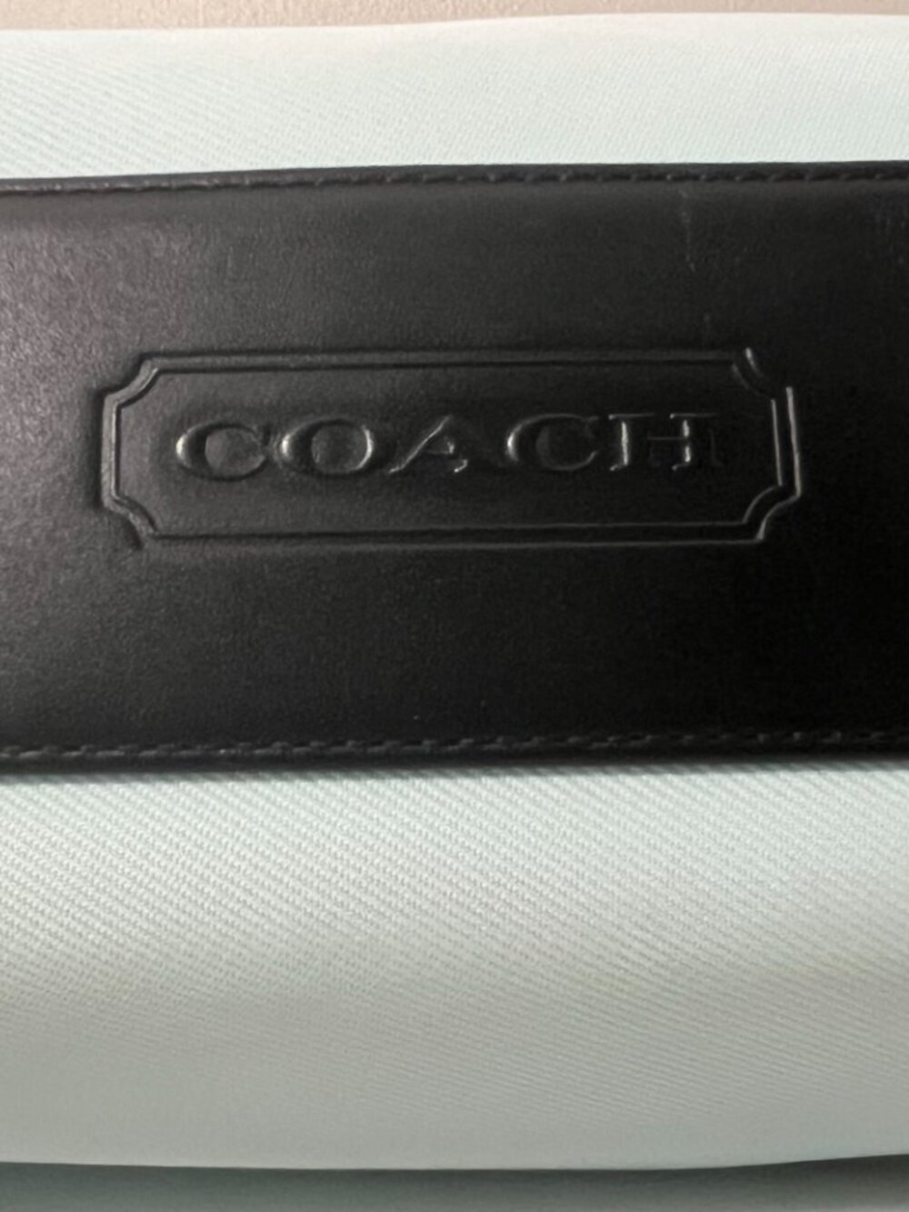 Coach Mercer East West Shoulder Bag 7406 Blue Twill Vintage Y2K - Picture 7 of 16
